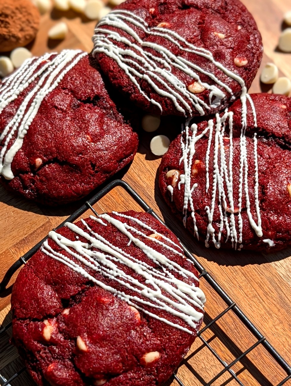 Red velvet cookies